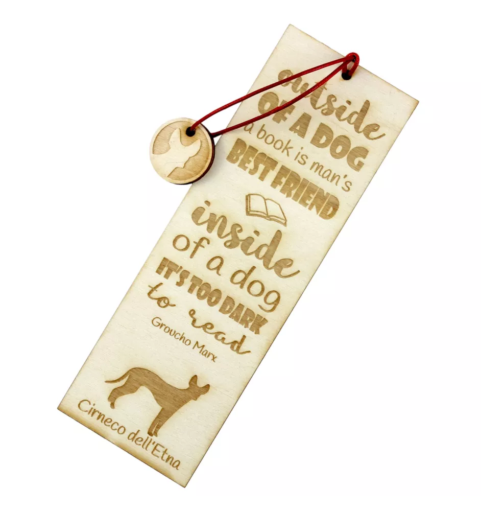Cirneco dell'Etna - Lesezeichen mit Hund, personalisiertes Lesezeichen, Geschenk für Bücherwurm von der Marke Art-Dog