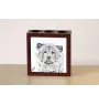 Chow Chow - Stifthalter mit Hund, Schreibtischorganizer mit Aufdruck, personalisierte Schreibtischdekoration der Marke Art-Dog
