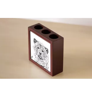 Chow Chow stojak na długopisy z koniem Art-Dog