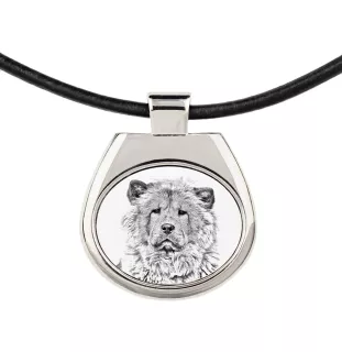 Chow Chow zawieszka naszyjnik z psem Art-Dog