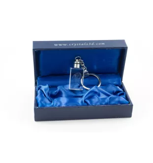 Chow Chow - Crystal key ring with dog photo, illuminated key ring, unique gift by Art-Dog brand