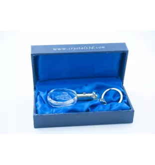 Chow Chow, Chowchow - pendentif avec une photo de chien, porte-clés en cristal dans une boîte cadeau, un cadeau unique par Art-Dog