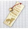 Chinesischer Schopfhund - Lesezeichen mit Hund, personalisiertes Lesezeichen, Hundeaccessoire für Leser der Marke Art-Dog
