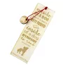 Chien chinois à crête, chien nu chinois - marque-page pour livre avec chien, marque-page personnalisé, cadeau pour les amateurs de livres de la marque Art-Dog