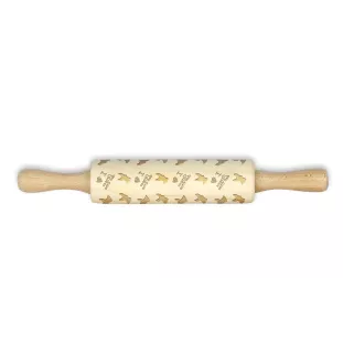 Cirneco de l'Etna, Cirneco dell'Etna - petit rouleau à motifs de chien, rouleau à pâtisserie pour enfant, décoration en argile céramique de la marque Art-Dog