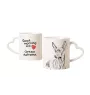 Cirneco de l'Etna, Cirneco dell'Etna - tasse avec chien, une tasse adorable avec une anse en forme de cœur, un cadeau universel de la marque Art-Dog