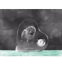 Chow Chow zegar w kształcie serca z psem Art-Dog