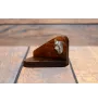 Chien chinois à crête, chien nu chinois - bougeoir en bois avec un chien, support pour bougie chauffe-plat, lieu de mémoire pour chien de la marque Art-Dog