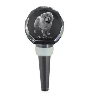 Chow Chow grubszy stopper do wina z psem Art-Dog