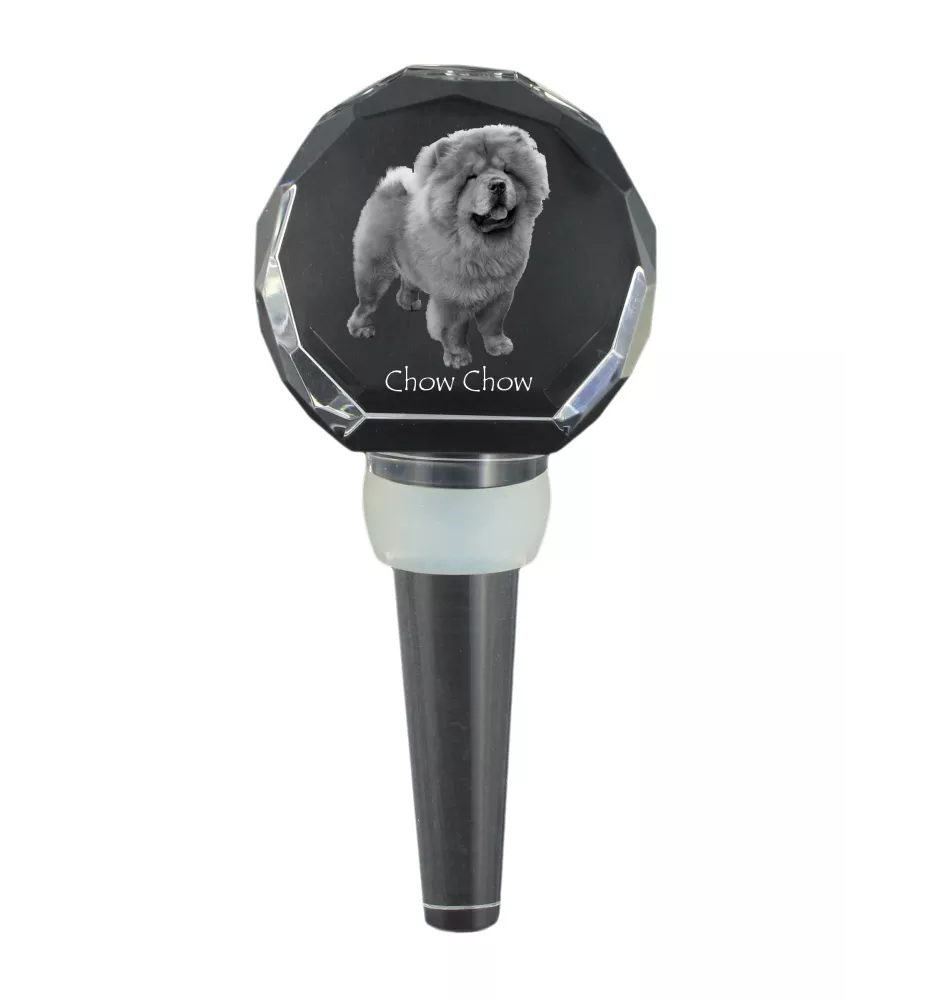 Chow Chow grubszy stopper do wina z psem Art-Dog