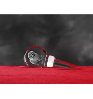 Chow Chow grubszy stopper do wina z psem Art-Dog