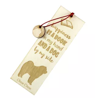 Chow Chow - Lesezeichen mit Hund, personalisiertes Lesezeichen, Hundeaccessoire für Leser der Marke Art-Dog