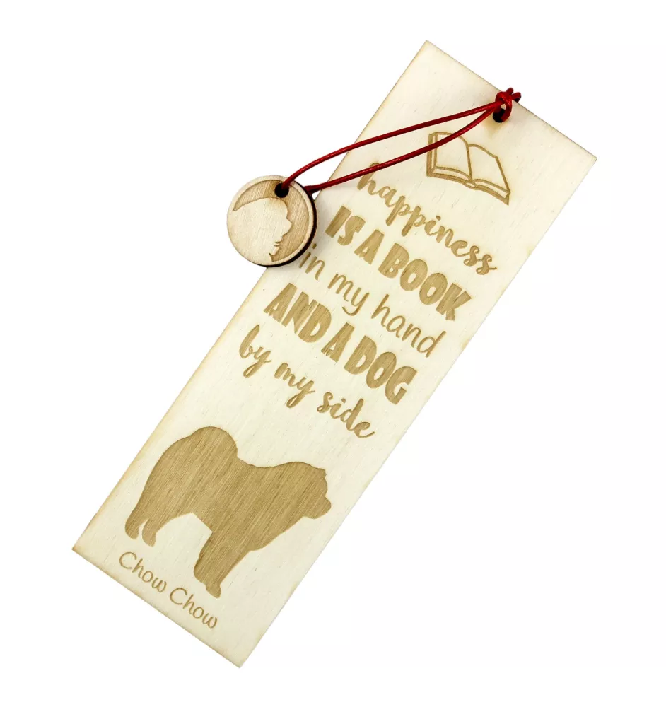 Chow Chow - Lesezeichen mit Hund, personalisiertes Lesezeichen, Hundeaccessoire für Leser der Marke Art-Dog