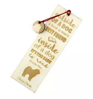 Chow Chow, Chowchow - marque-page pour livre avec chien, marque-page personnalisé, cadeau pour les amateurs de livres de la marque Art-Dog