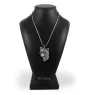 Chien chinois à crête, chien nu chinois - un collier avec un chien, un pendentif de chien sur une chaîne en argent, un bijou unique de la marque Art-Dog