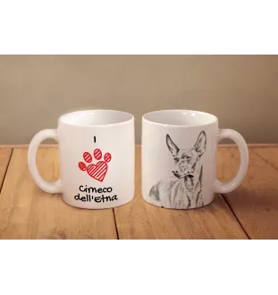 Cirneco dell'Etna - Tasse mit Hund, entzückende Tasse mit Grafik, Geschenk mit Ihrem Foto von der Marke Art-Dog
