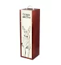 Cirneco de l'Etna, Cirneco dell'Etna - boîte à vin avec chien, boîte à alcool avec graphisme, boîte cadeau personnalisée de la marque Art-Dog