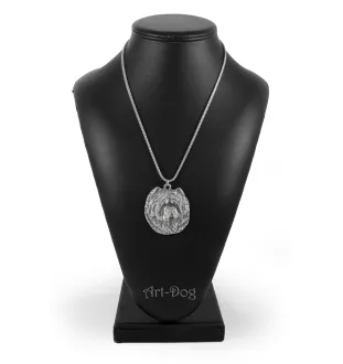 Chow Chow, Chowchow - un collier avec un chien, un pendentif de chien sur une chaîne en argent, un bijou unique de la marque Art-Dog