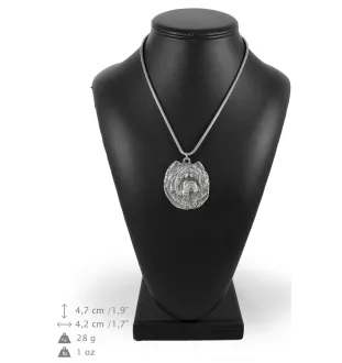 Chow Chow, Chowchow - un collier avec un chien, un pendentif de chien sur une chaîne en argent, un bijou unique de la marque Art-Dog