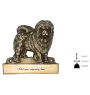 Chow Chow - Haustürschild mit Hund, Messingschild mit Namen, personalisiertes Türschild mit Markennamen Art-Dog