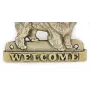 Chow Chow - Türschild mit Hund, messingfarbenes Willkommensschild, einzigartiges Schild mit der Aufschrift Welcome von der Marke Art-Dog