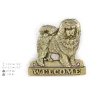 Chow Chow, Chowchow - une plaque de porte avec un chien, une plaque de bienvenue en laiton, une enseigne exceptionnelle avec l'inscription Welcome de la marque Art-Dog