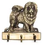 Chow Chow - Schlüsselhalter mit Hund, Messinggriff für Hundezubehör, elegante Dekoration für den Flur der Marke Art-Dog