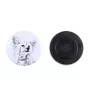 Grzywacz Chiński magnes z psem duży Art-Dog