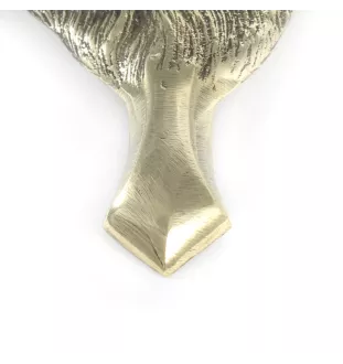 Chow Chow - Türklopfer in Form eines Hundekopfes, Messing-Türklopfer, Retro-Dekoration an der Tür der Marke Art-Dog