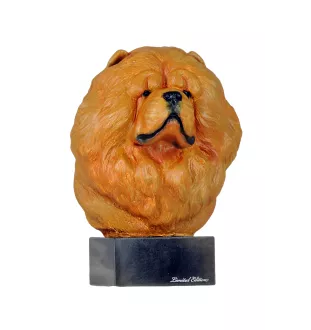 Chow Chow, Chowchow - figurine peinte, statue, sculpture, réalisée par l'artiste, marque Art-Dog