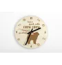 Chow Chow - clock with a dog, wooden clock, wall clock for dog lovers, clock for desk and shelf, Art-Dog