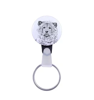 Chow Chow, Chowchow - porte-clés avec l'image d'un chien, pendentif avec la propre graphique de la marque Art-Dog