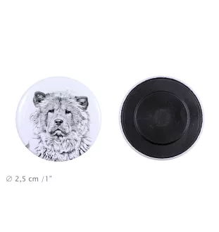 Chow Chow magnes z psem mały Art-Dog