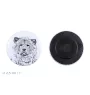 Chow Chow, Chowchow - aimant avec un œil de chien, exceptionnellement léger, aimant puissant, produit fabriqué à la main par la marque Art-Dog