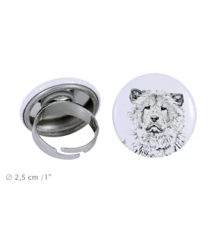 Chow Chow, Chowchow - bijoux pour femmes avec l'image d'un chien, produit fait à la main, possibilité d'ajouter sa propre photo, marque Art-Dog