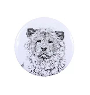 Chow Chow - Damen Schmuck mit dem Bild eines Hundes, handgefertigtes Produkt, Möglichkeit, Ihr eigenes Foto hinzuzufügen, Marke Art-Dog