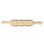 Chinese Crested Dog, Puff - rolling pin for dough with a dog, patterned rolling pin for ceramics, a gift for a cook from the Art-Dog brand