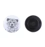 Chow Chow, Chowchow - aimant avec un œil de chien, exceptionnellement léger, aimant puissant, produit fabriqué à la main par la marque Art-Dog