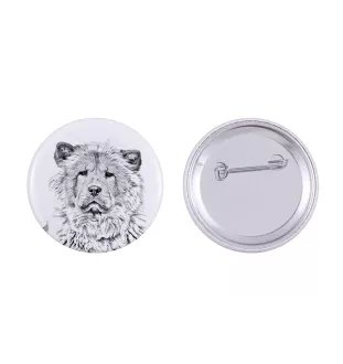 Chow Chow, Chowchow - badge avec votre chien, ajoutez votre propre photo, marque Art-Dog