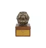 Chow Chow - Eine Ascheurne für Hunde mit einer Statuette, eine kleine Urne für Hunde, eine personalisierte Urne mit dem Porträt eines Hundes von der Marke Art-Dog.