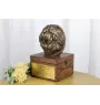 Chow Chow - Eine Ascheurne für Hunde mit einer Statuette, eine kleine Urne für Hunde, eine personalisierte Urne mit dem Porträt eines Hundes von der Marke Art-Dog.