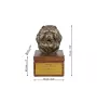 Chow Chow - Eine Ascheurne für Hunde mit einer Statuette, eine kleine Urne für Hunde, eine personalisierte Urne mit dem Porträt eines Hundes von der Marke Art-Dog.