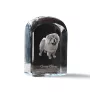 Chow Chow, Chowchow - un cube de cristal avec une photo, une photo de chien dans le cristal, un presse-papiers cubique de la marque Art-Dog