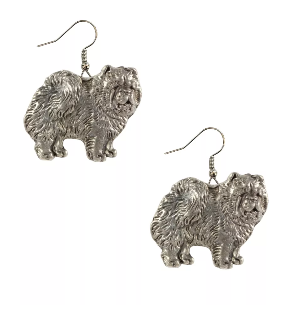Chow Chow, Chowchow - boucles d'oreilles pendantes avec des chiens, bijoux charmants pour maman de chien, cadeau pour fille de la marque Art-Dog