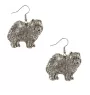 Chow Chow - hanging earrings with dogs, charming jewelry for a dog mom, a gift for a girl from the Art-Dog brand
