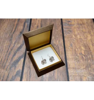 Chow Chow, Chowchow - boucles d'oreilles pendantes avec des chiens, bijoux charmants pour maman de chien, cadeau pour fille de la marque Art-Dog