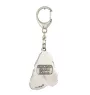 Clumber Spaniel - Silver-plated key ring with dog, handbag decoration, backpack pendant by Art-Dog brand