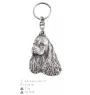 Clumber Spaniel - Silver-plated dog pendant, handbag decoration, backpack pendant by Art-Dog brand