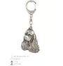 Clumber Spaniel - Porte-clés argenté avec un chien dans une boîte cadeau, décoration de sac à main, pendentif de sac à dos par la marque Art-Dog