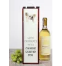Chinese Crested Dog, Puff - geometric box with a picture and inscription for wine by Art-Dog